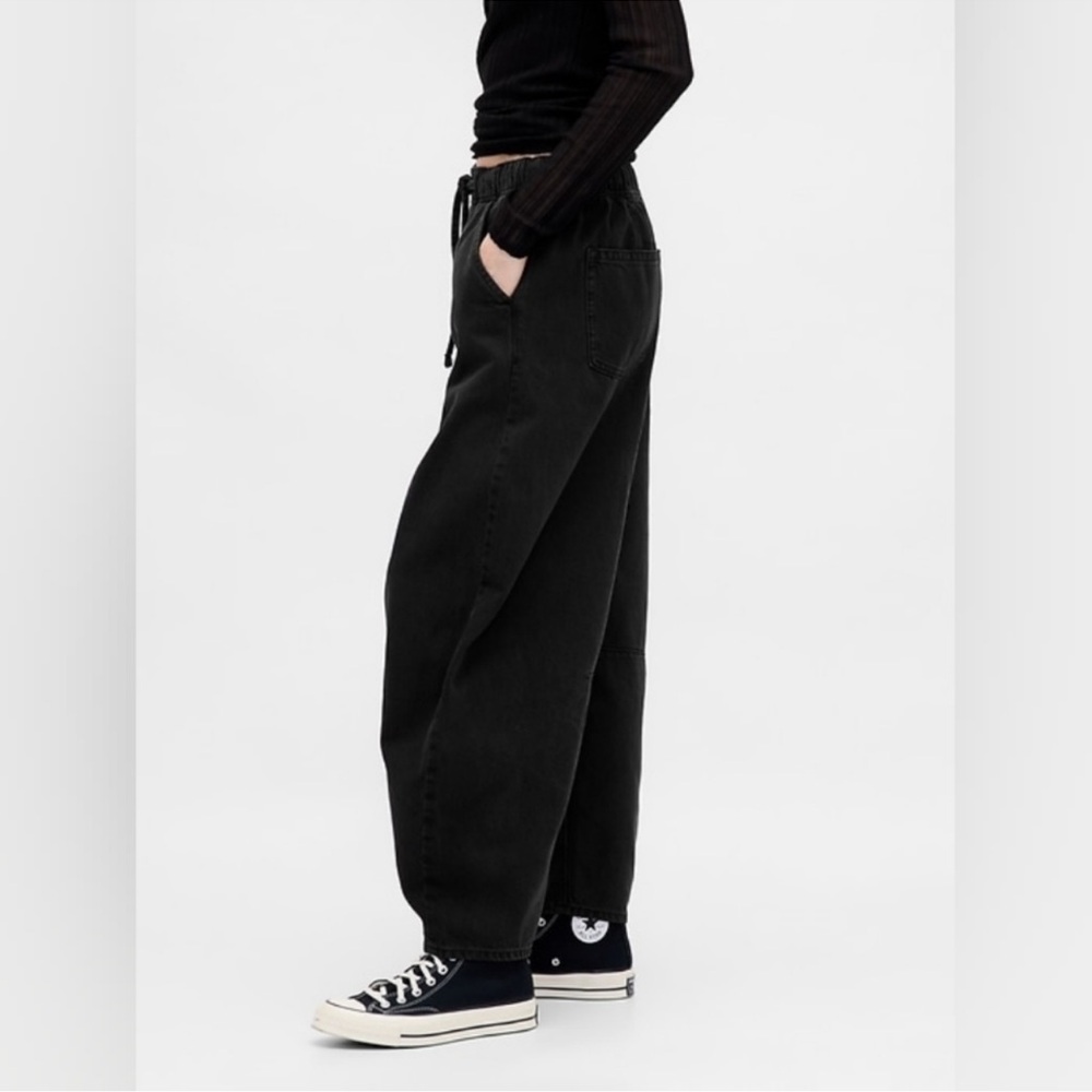 NWOT! Gap Black Mid Rise UltraSoft Easy Horseshoe Jeans 815686 🩷 - Picture 3 of 7